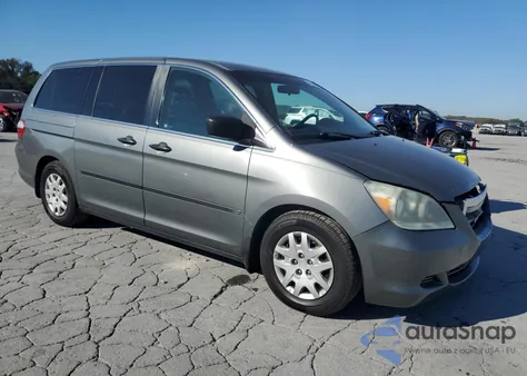 2007 Honda Odyssey Lx из США, поврежденный, VIN 5FNRL382X7B038398